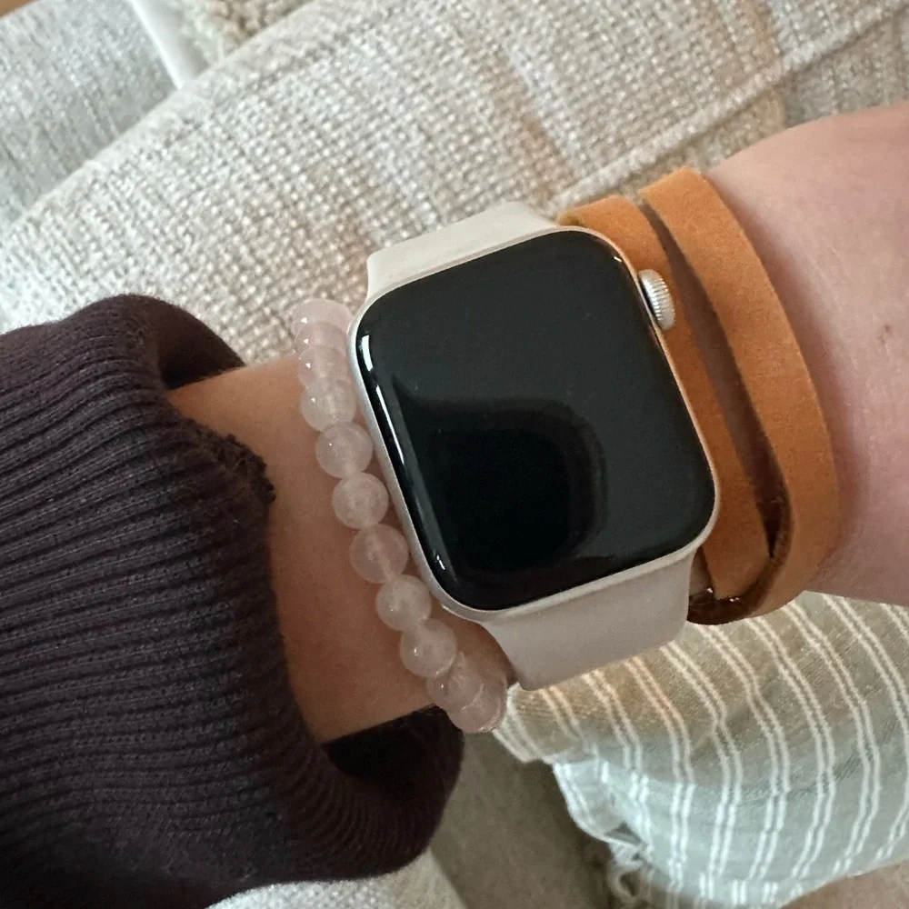 double wrap leather bracelet